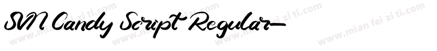 SVN Candy Script Regular字体转换